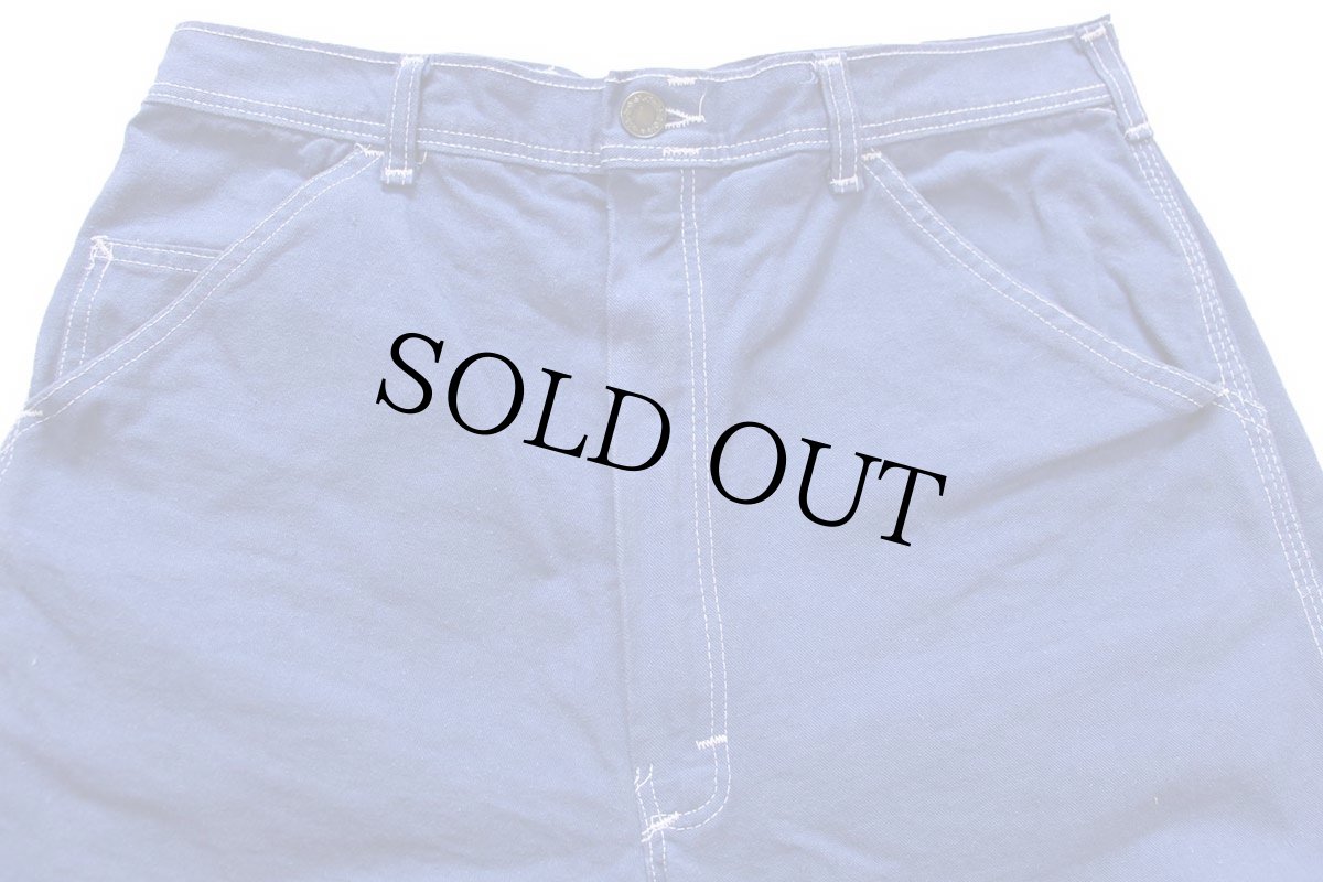 画像4: USA製 Stan Ray コットン ペインターパンツ 後染め 青紺 W31 (4)