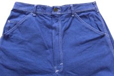 画像4: USA製 Stan Ray コットン ペインターパンツ 後染め 青紺 W31 (4)
