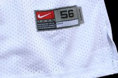 画像5: NIKEナイキ MIAMI HURRICANS LEWIS 52 ナンバリング ナイロン メッシュ フットボール ゲームシャツ 白 56★特大 (5)