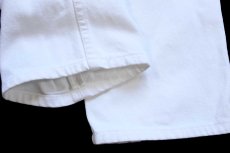 画像8: 80s USA製 Levi'sリーバイス 505 ホワイト デニムパンツ W29 (8)