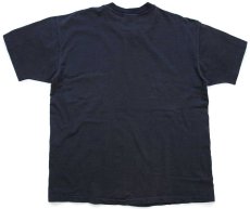 画像3: 90s USA製 カウボーイ アート 染み込みプリント コットンTシャツ 黒 フェード XXL★特大 (3)