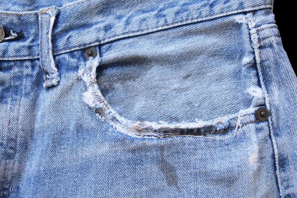 70s USA製 Levi'sリーバイス 501 シングル 66前期 カットオフ デニム