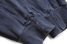 画像7: 90s GAPギャップ 無地 タートルネック コットン 長袖Tシャツ 黒 フェード M (7)