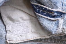 画像8: 70s USA製 Levi'sリーバイス 501 シングル 66前期 カットオフ デニム ショートパンツ ボロ W34★ショーツ (8)