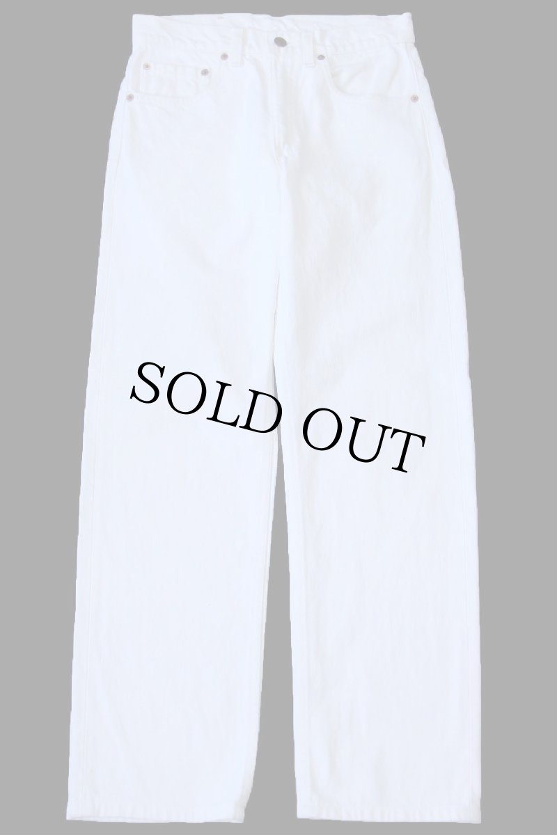 画像2: 80s USA製 Levi'sリーバイス 505 ホワイト デニムパンツ W29 (2)