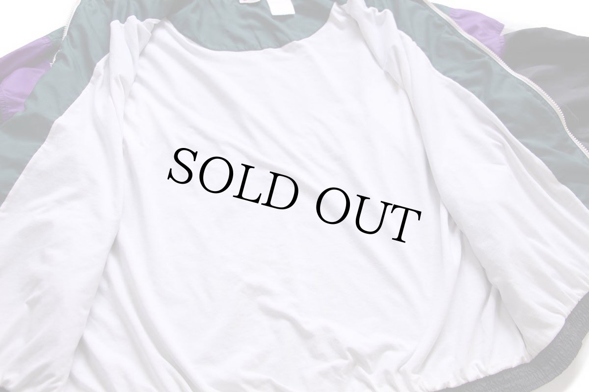 画像5: 90s NIKEナイキ ロゴ刺繍 マルチカラー 切り替え ナイロンジャケット (5)