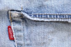 画像6: 70s USA製 Levi'sリーバイス 501 シングル 66前期 カットオフ デニム ショートパンツ ボロ W34★ショーツ (6)