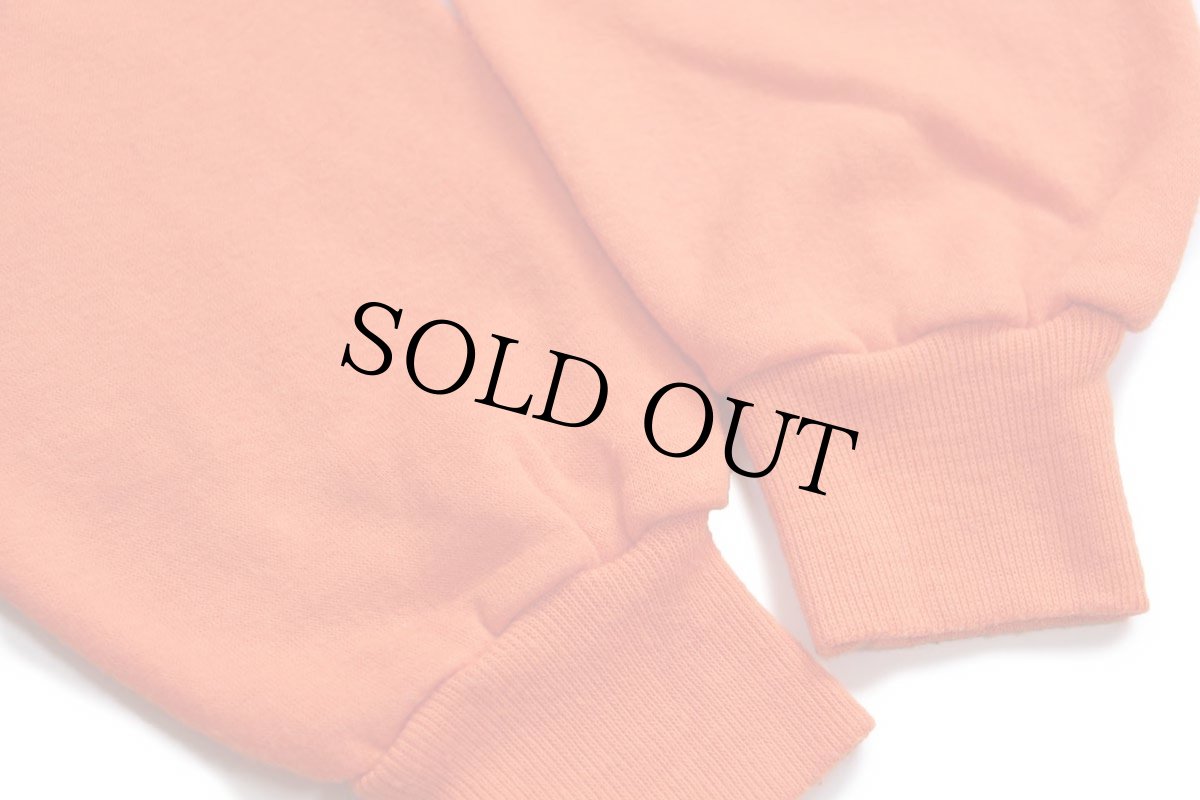 画像6: 80s USA製 UNKNOWN 無地 スウェット ジップパーカー オレンジ★フーディー ブランク (6)