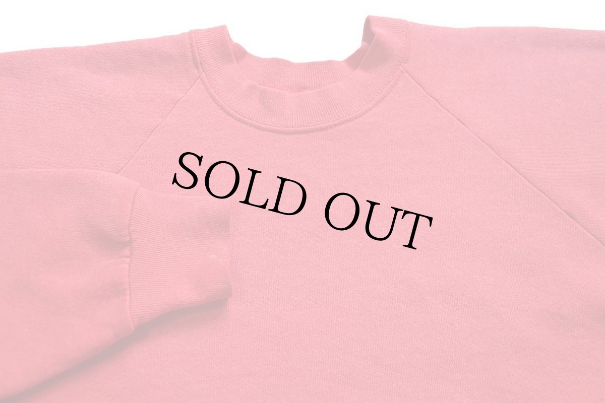 画像3: 80s USA製 FRUIT OF THE LOOM 無地 スウェット 赤 フェード XL★ブランク (3)