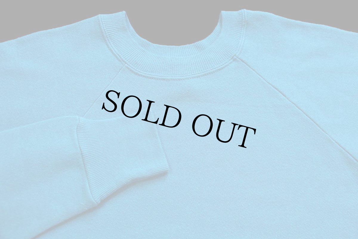 画像3: 80s USA製 無地 スウェット ライトブルー XL★ブランク (3)