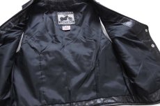 画像5: USA製 CALIFORNIA CREATIONS LEATHER レザーベスト 黒 10 (5)