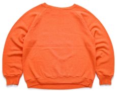 画像2: 80s USA製 Championチャンピオン NFL DENVER BRONCOS アメフト スウェット オレンジ フェード L (2)