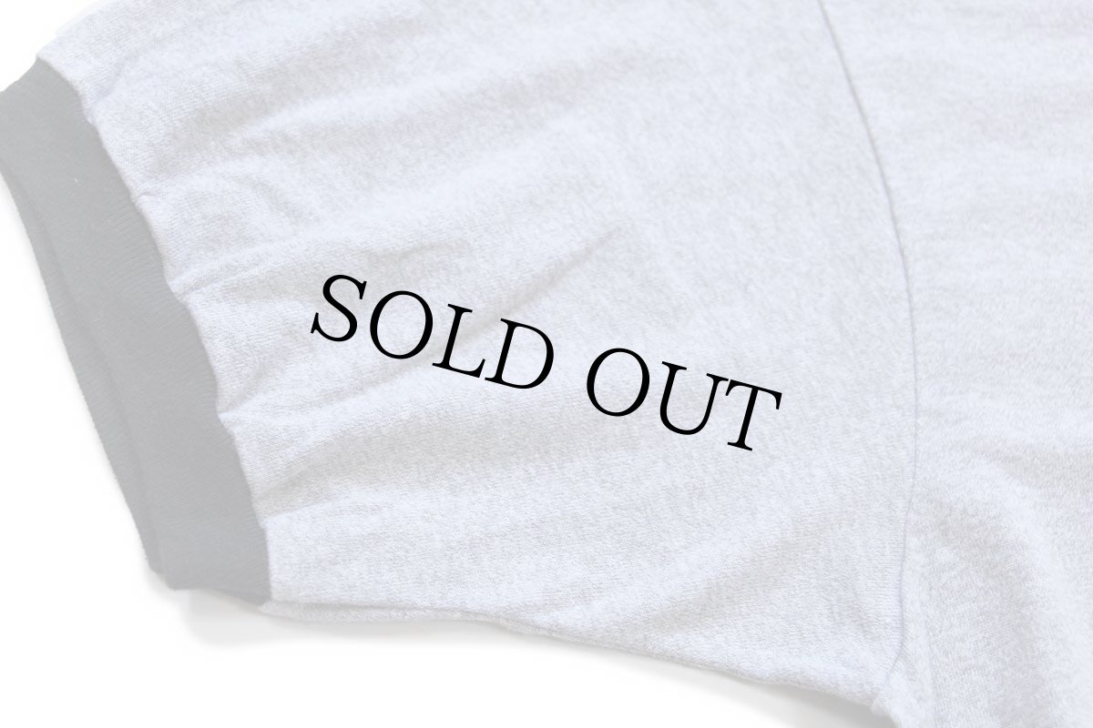 画像5: 80s USA製 GRACO MECHANICAL 9th ANNUAL CRAYFISH BASH ザリガニ 両面プリント リンガーTシャツ 杢グレー×黒 L (5)