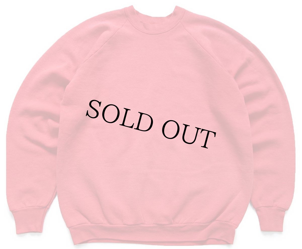 画像1: 80s USA製 FRUIT OF THE LOOM 無地 スウェット 赤 フェード XL★ブランク (1)