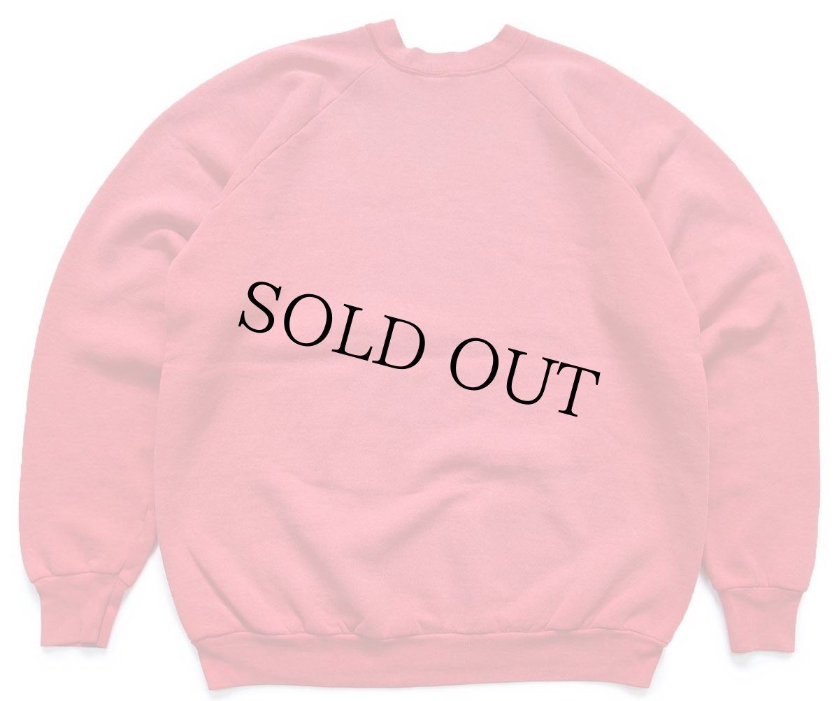 画像2: 80s USA製 FRUIT OF THE LOOM 無地 スウェット 赤 フェード XL★ブランク (2)