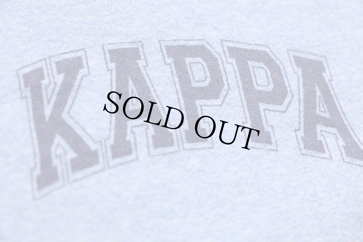 画像4: KAPPA ロゴ リンガーTシャツ 杢ブルー×紺 (4)