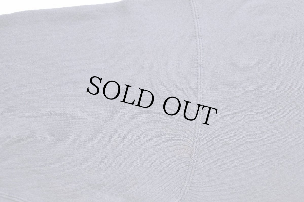 画像5: 90s USA製 Leeリー MAINE ひび割れプリント リバースウィーブ スウェット ブルーグレー 2X★特大 (5)