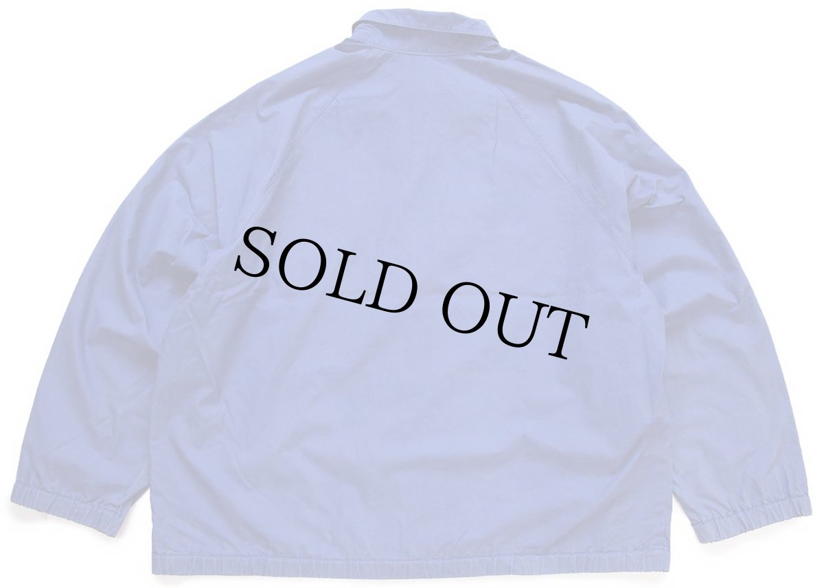 画像2: 90s ポロ ラルフローレン ワンポイント チンスト付き コットンポプリン ジャケット 青 M (2)