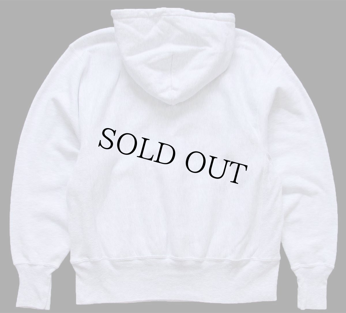 画像2: 00s メキシコ製 Championチャンピオン HARVARD パッチ付き リバースウィーブ スウェットパーカー 杢グレー M★フーディー (2)