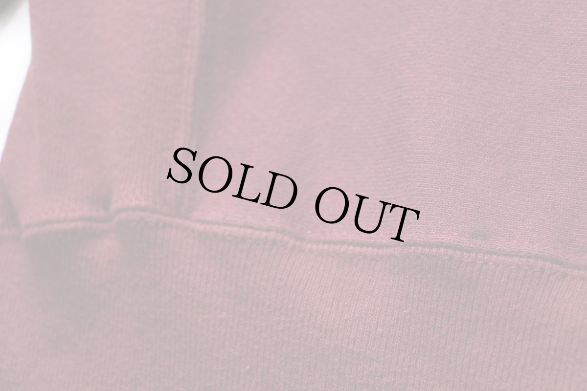 画像5: 00s メキシコ製 Championチャンピオン 無地 目無し リバースウィーブ スウェット バーガンディ XL★ブランク (5)