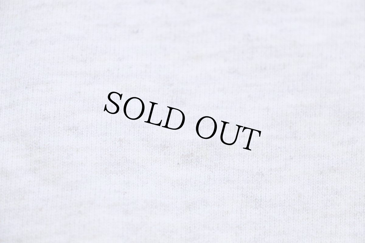 画像5: 90s USA製 Championチャンピオン ワンポイント スクリプト ロゴ刺繍 前V スウェット オートミール L (5)