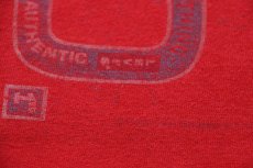 画像5: 90s USA製 Levi'sリーバイス LS&CO ロゴ コットンTシャツ 濃赤 L (5)