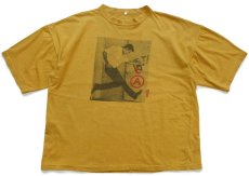 画像2: 90s ポルトガル製 Levi'sリーバイス フォトプリント コットンTシャツ マスタード XL★ユーロ (2)
