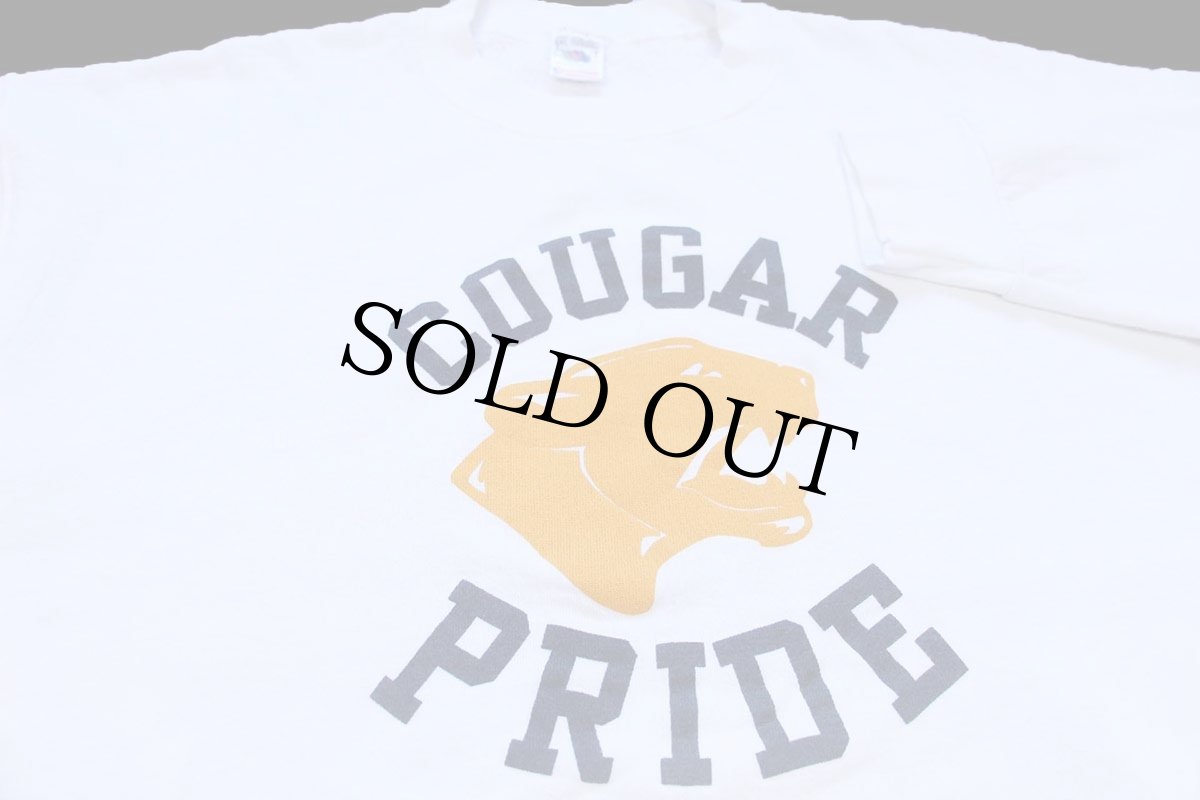 画像3: 90s USA製 COUGAR PRIDE スウェット 白 XXL★特大 (3)