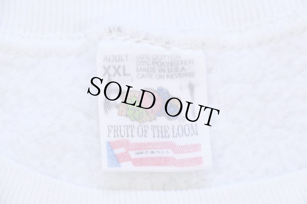 画像5: 90s USA製 COUGAR PRIDE スウェット 白 XXL★特大 (5)