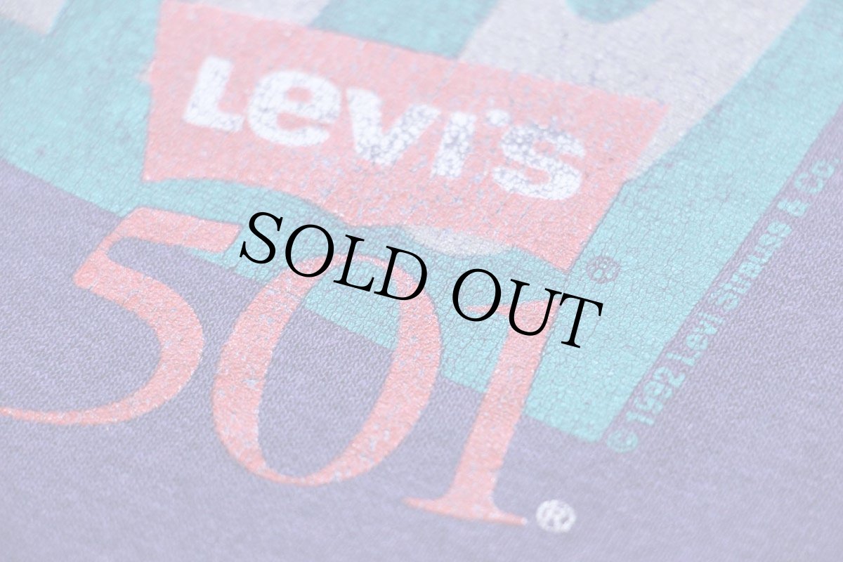 画像4: 90s Levi'sリーバイス 501 BUTTON YOUR SHORTS Tシャツ 杢パープル (4)