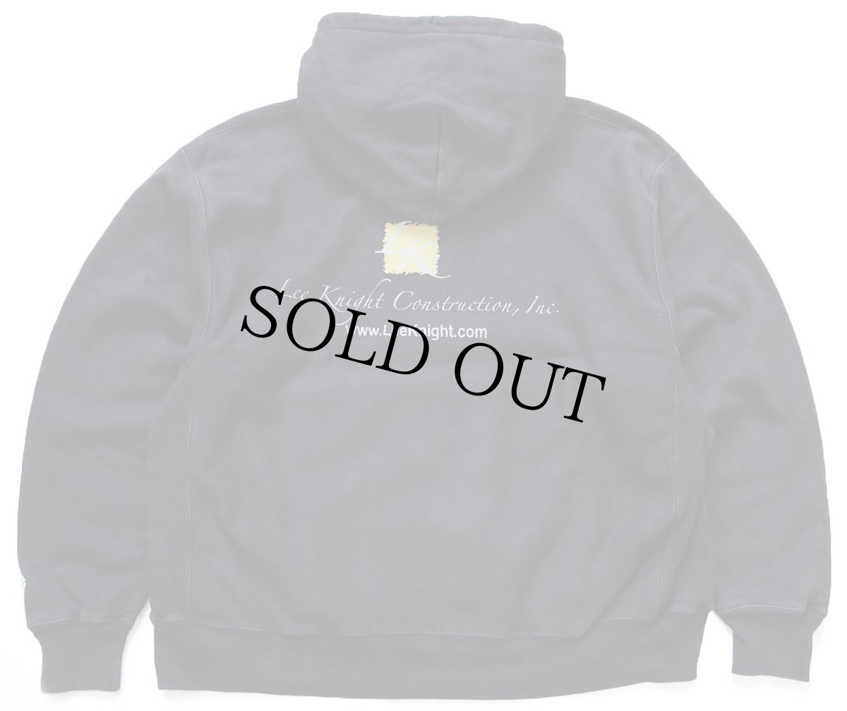 画像2: 00s Championチャンピオン FOXWORTH GALBRAITH LUMBER COMPANY 両面プリント リバースウィーブ スウェットパーカー 黒 XL★フーディー (2)