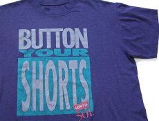 画像1: 90s Levi'sリーバイス 501 BUTTON YOUR SHORTS Tシャツ 杢パープル (1)