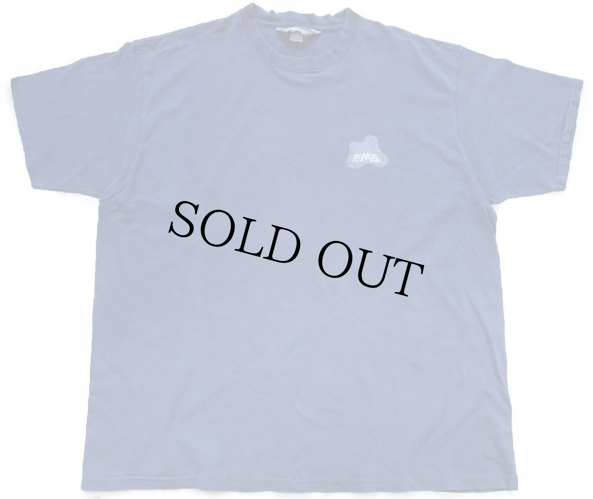 画像2: 90s USA製 EMS カヌー アート 両面プリント コットンTシャツ 薄紺 フェード XL★特大 (2)