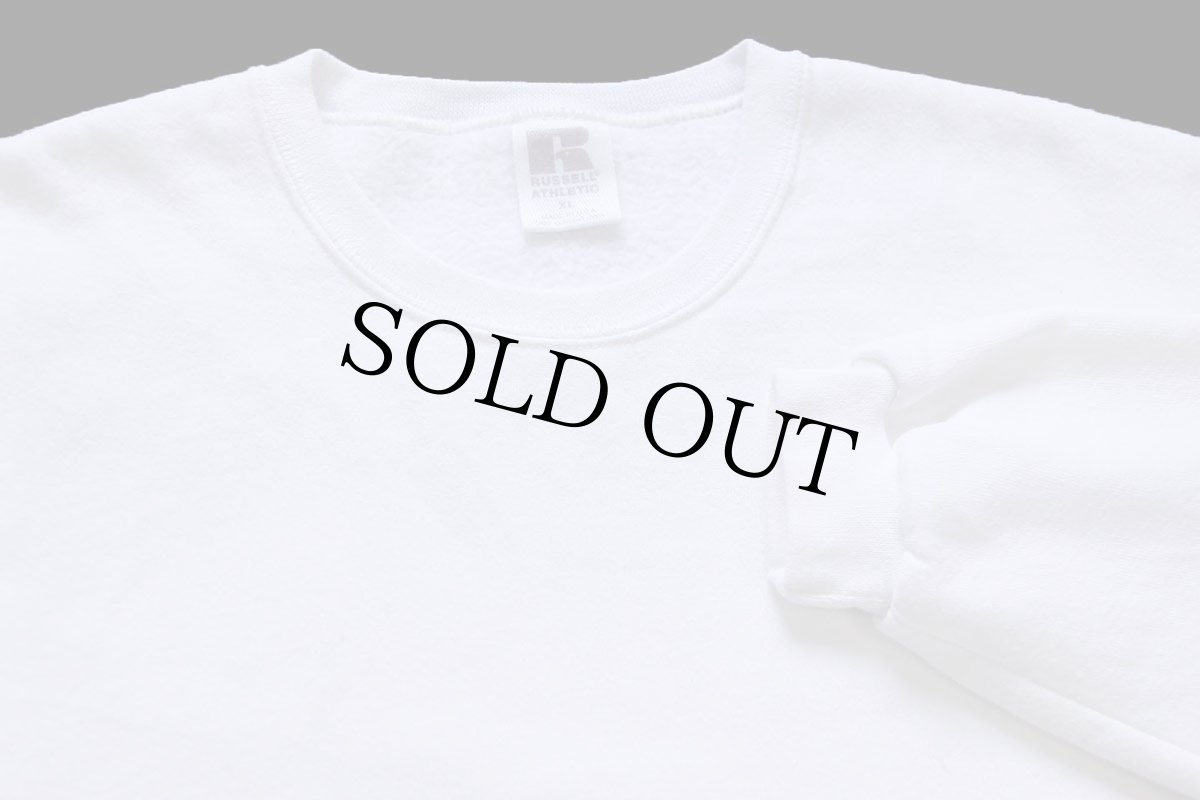画像3: 90s USA製 RUSSELLラッセル 無地 スウェット 白 XL★ブランク (3)