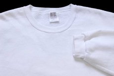 画像3: 90s USA製 RUSSELLラッセル 無地 スウェット 白 XL★ブランク (3)