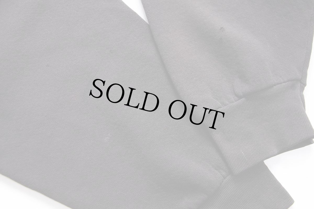 画像5: 90s USA製 FRUIT OF THE LOOM 無地 スウェット 黒 フェード XL★ブランク (5)