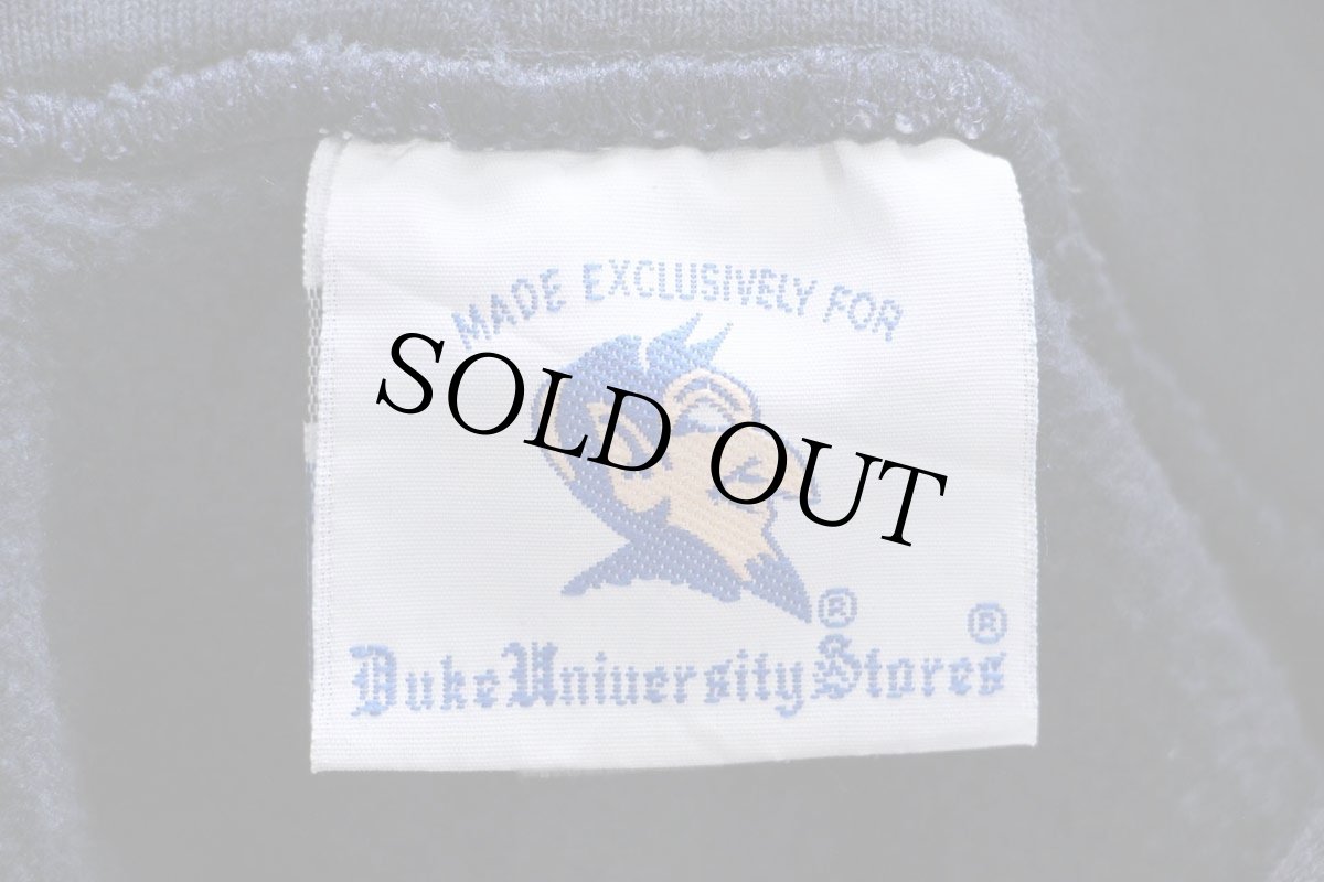 画像4: USA製 The Cotton Exchange DUKE リバースウィーブ スウェットパーカー 紺 XL★フーディー (4)