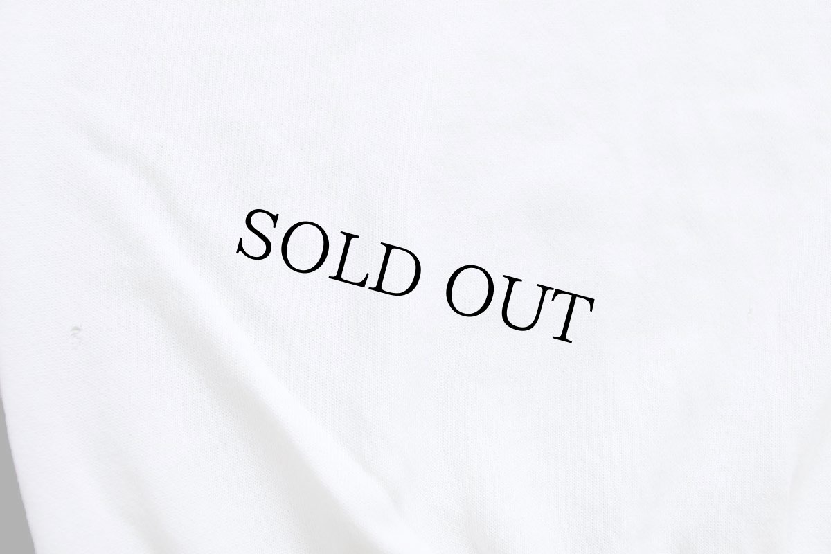 画像6: 80s USA製 Hanes American Airlines ロゴ ひび割れプリント スウェット 白 L (6)