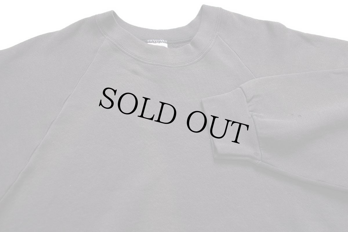 画像3: 90s USA製 FRUIT OF THE LOOM 無地 スウェット 黒 フェード XL★ブランク (3)