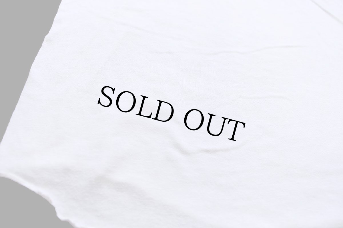 画像6: 80s JMU ULTIMATE FRISBEE HEADS '83 染み込み バックプリント 七分袖 ラグランTシャツ 白×薄紫 (6)