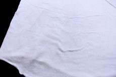 画像6: 80s JMU ULTIMATE FRISBEE HEADS '83 染み込み バックプリント 七分袖 ラグランTシャツ 白×薄紫 (6)