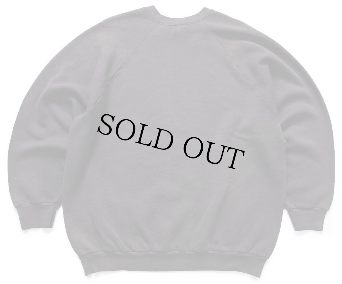 画像2: 90s USA製 FRUIT OF THE LOOM 無地 スウェット 黒 フェード XL★ブランク (2)