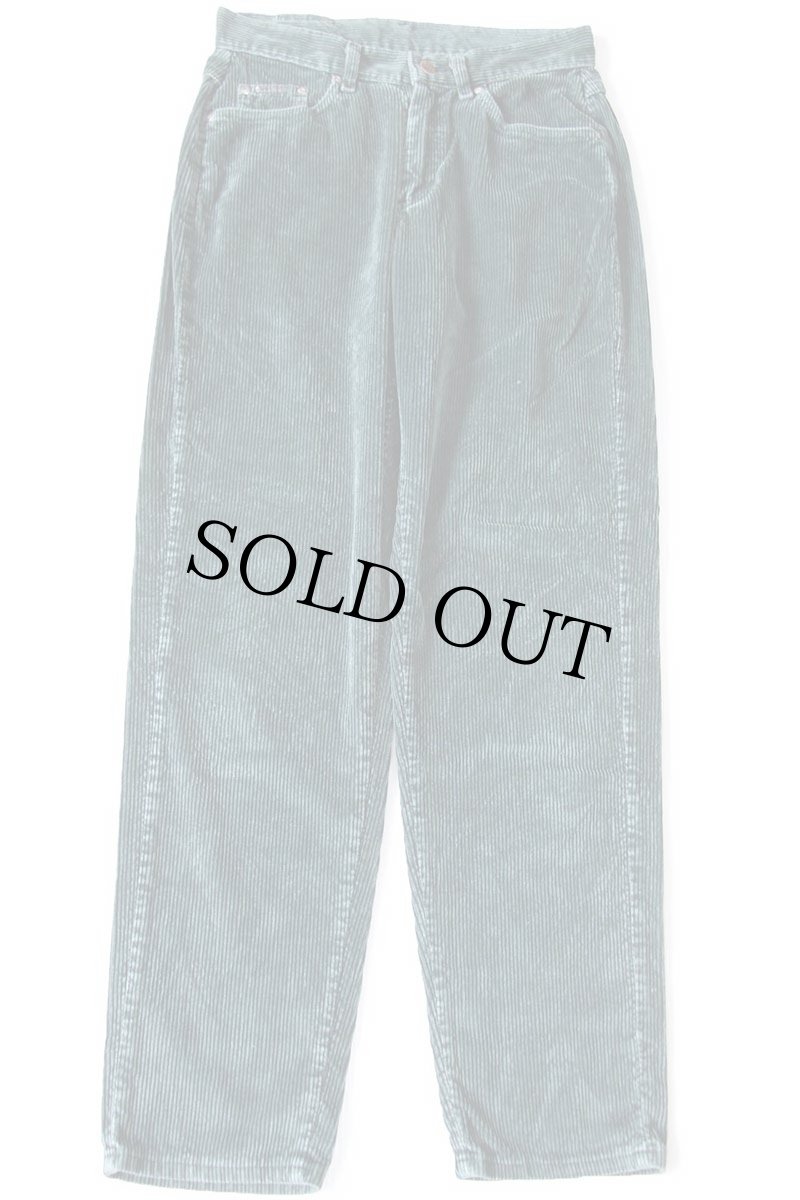 画像2: 90s USA製 Leeリー 305 太畝 コーデュロイパンツ グリーン 10 MED (2)