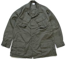 画像1: デッドストック★60s 米軍 U.S.ARMY ジャングルファティーグジャケット オリーブグリーン L-L (1)