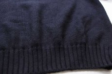 画像5: 90s ポロ ラルフローレン ワンポイント コットンニット セーター 黒 4X★特大 (5)