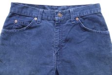 画像4: 90s USA製 Levi'sリーバイス 910 コーデュロイパンツ ネイビー 9 MED (4)
