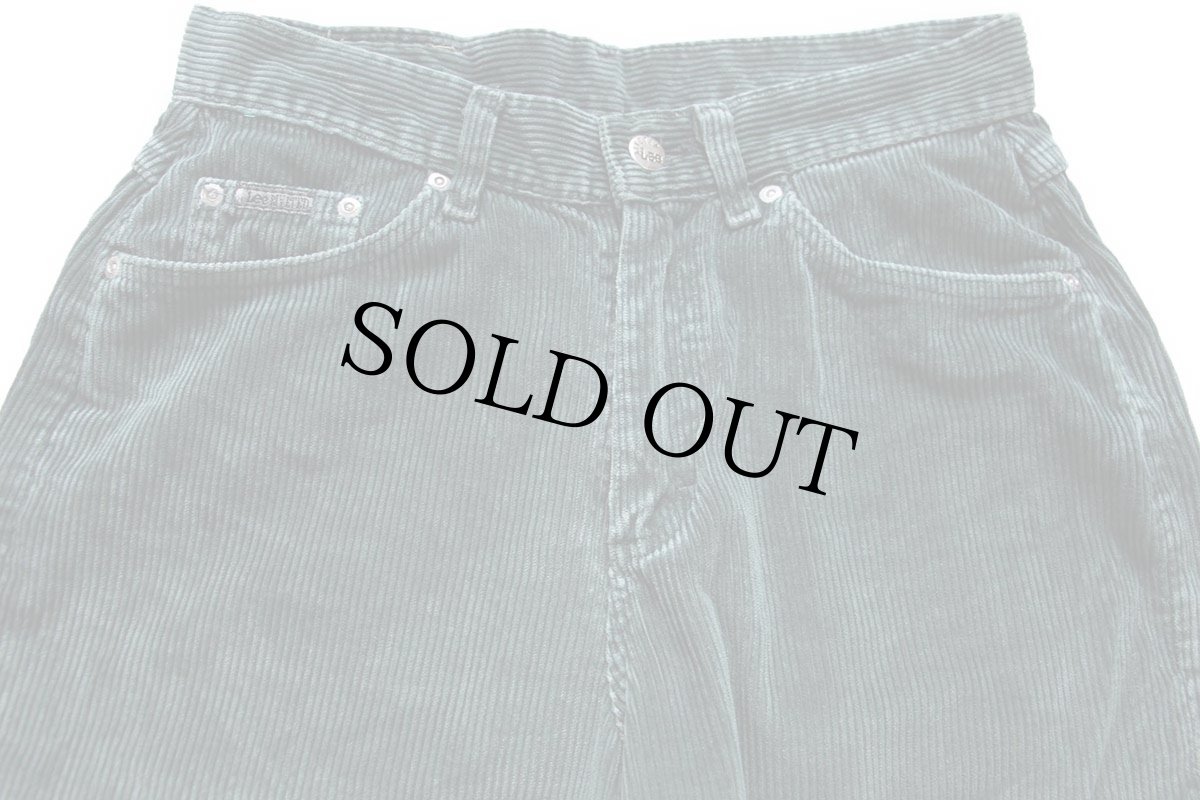 画像4: 90s USA製 Leeリー 305 太畝 コーデュロイパンツ グリーン 10 MED (4)