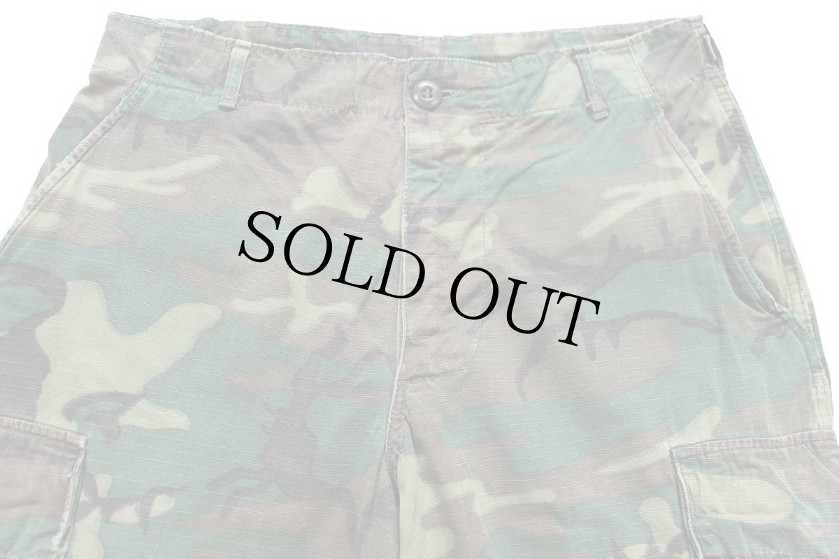 画像4: 60s 米軍 U.S.ARMY ERDL グリーンリーフカモ ジャングルファティーグパンツ S-R (4)