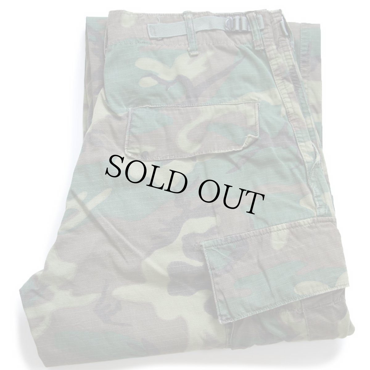 画像1: 60s 米軍 U.S.ARMY ERDL グリーンリーフカモ ジャングルファティーグパンツ S-R (1)