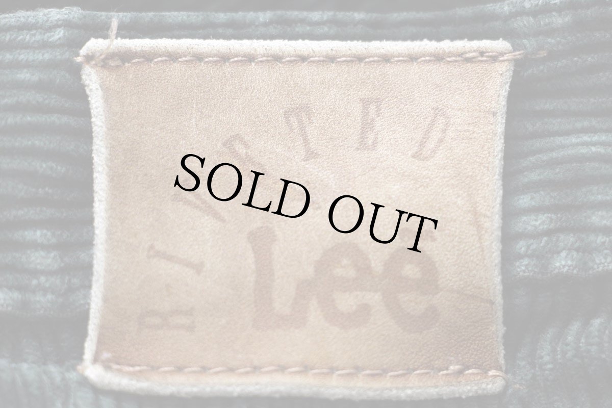 画像6: 90s USA製 Leeリー 305 太畝 コーデュロイパンツ グリーン 10 MED (6)